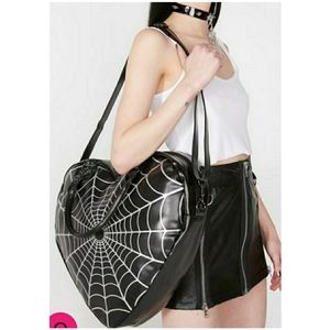 Cobweb Sparkle Heart Bag